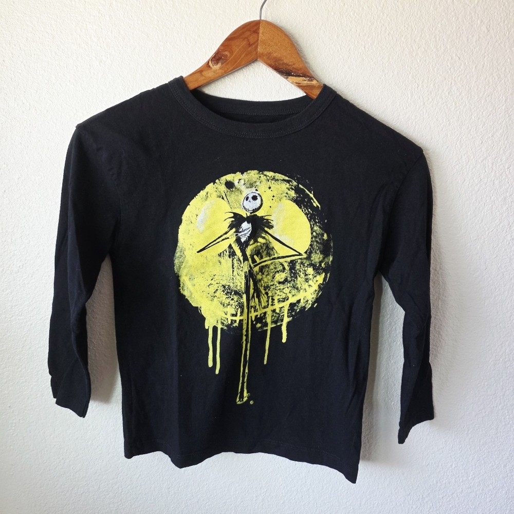 DISNEY Nightmare Before Christmas Jack Skellington  Long Sleeve T-Shirt Sz 8